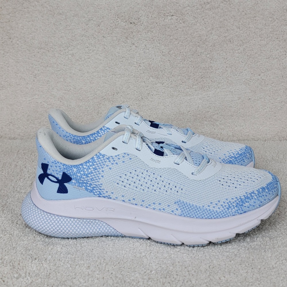 Under Armour HOVR Sonic 6 Women's Running Shoes Blue White Breathable Sz 7